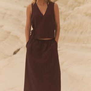 Zara wrinkled effect coord set size S both